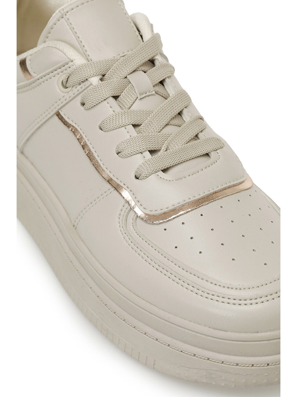 Bej TRX24S-005 5FX Krem Kadın Sneaker-6