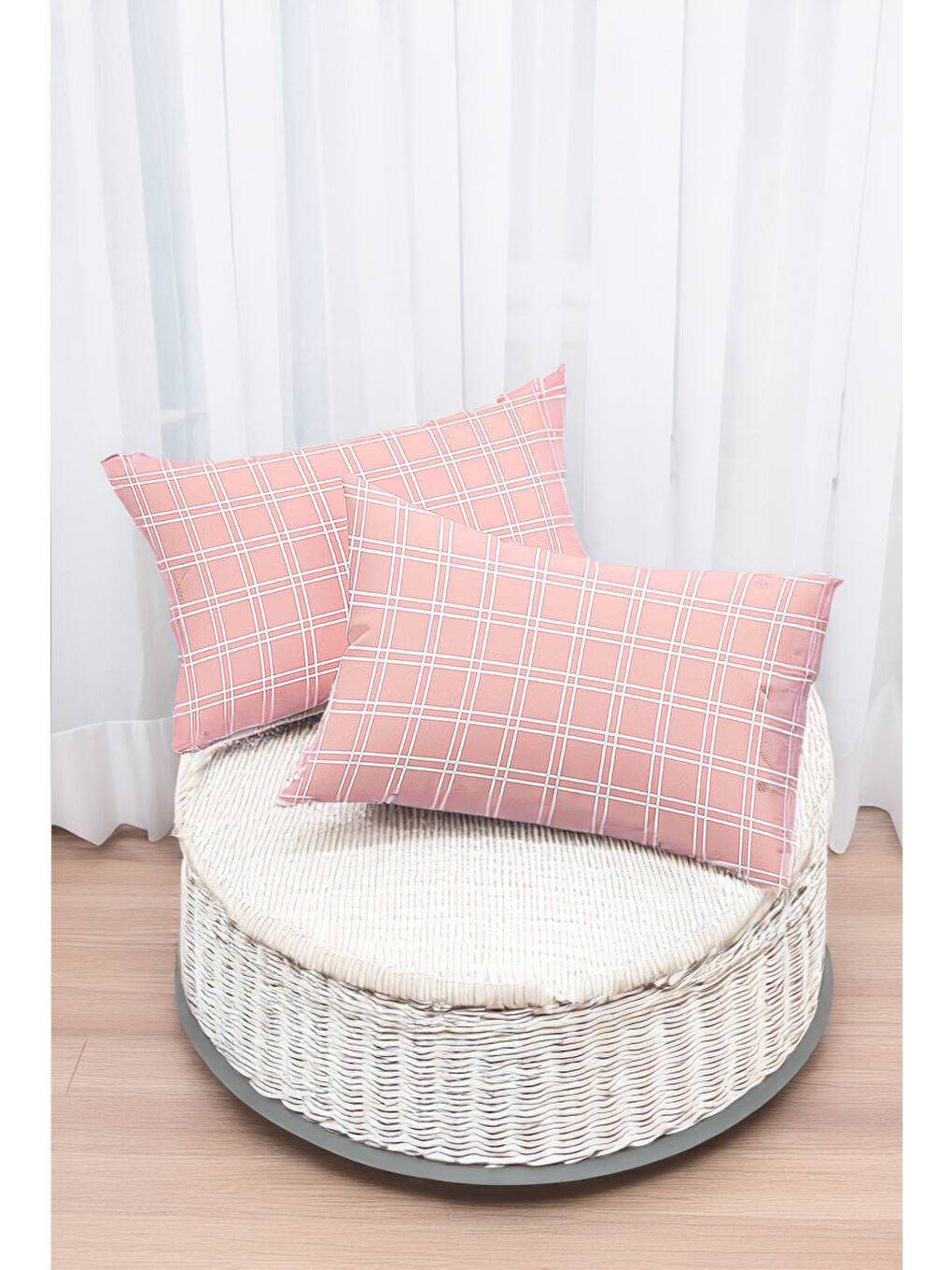 UPSTYLE Modern ve tasarım  Yastık Kılıfı Pembe 50x70 Cm