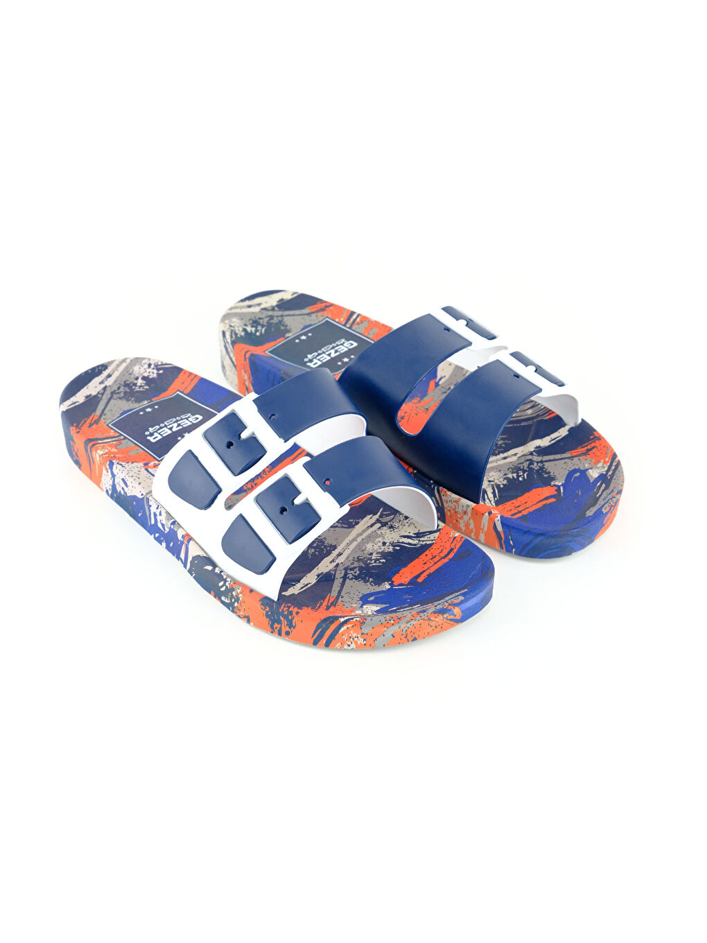 Lacivert Erkek Yazlık Rahat Taban Havuz Plaj Banyo Günlük Terlik-2