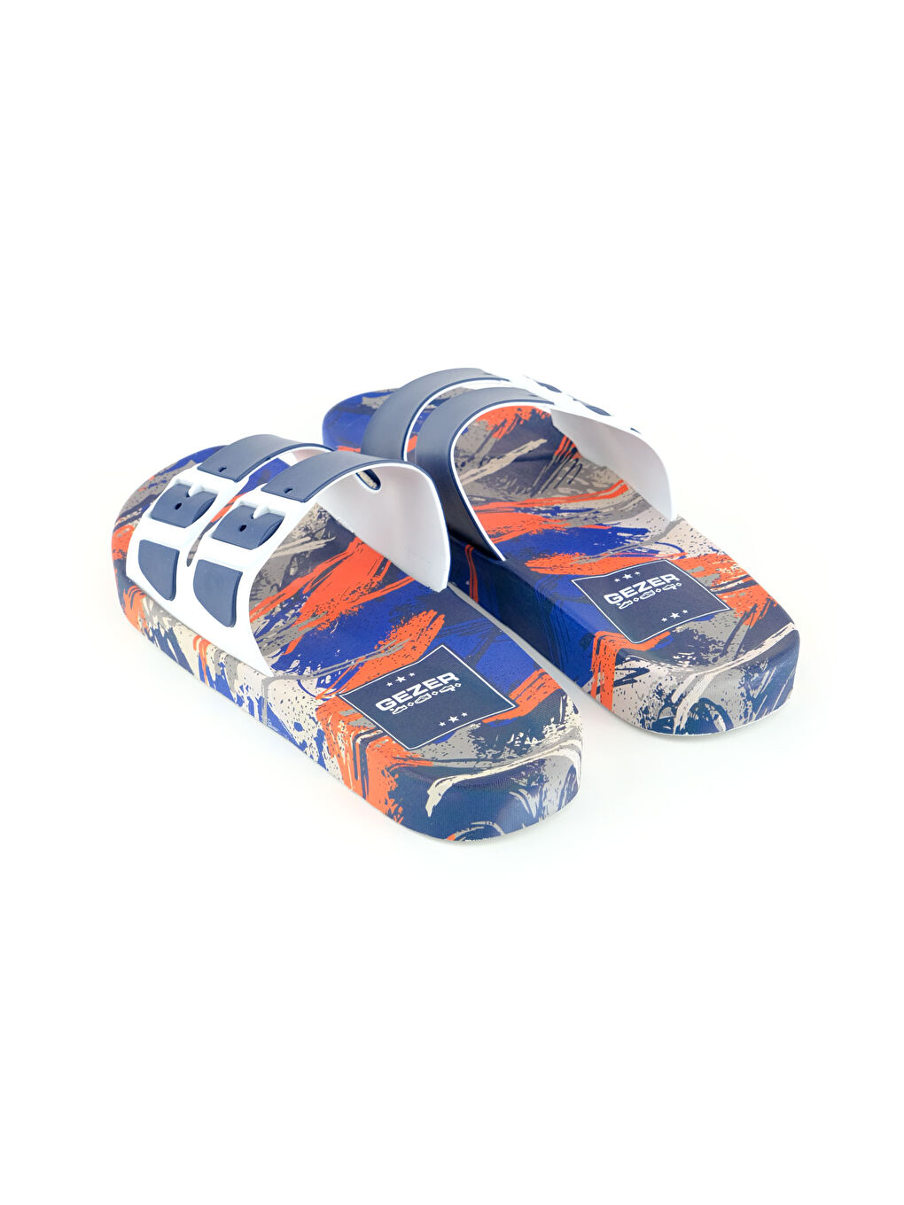 Lacivert Erkek Yazlık Rahat Taban Havuz Plaj Banyo Günlük Terlik-3