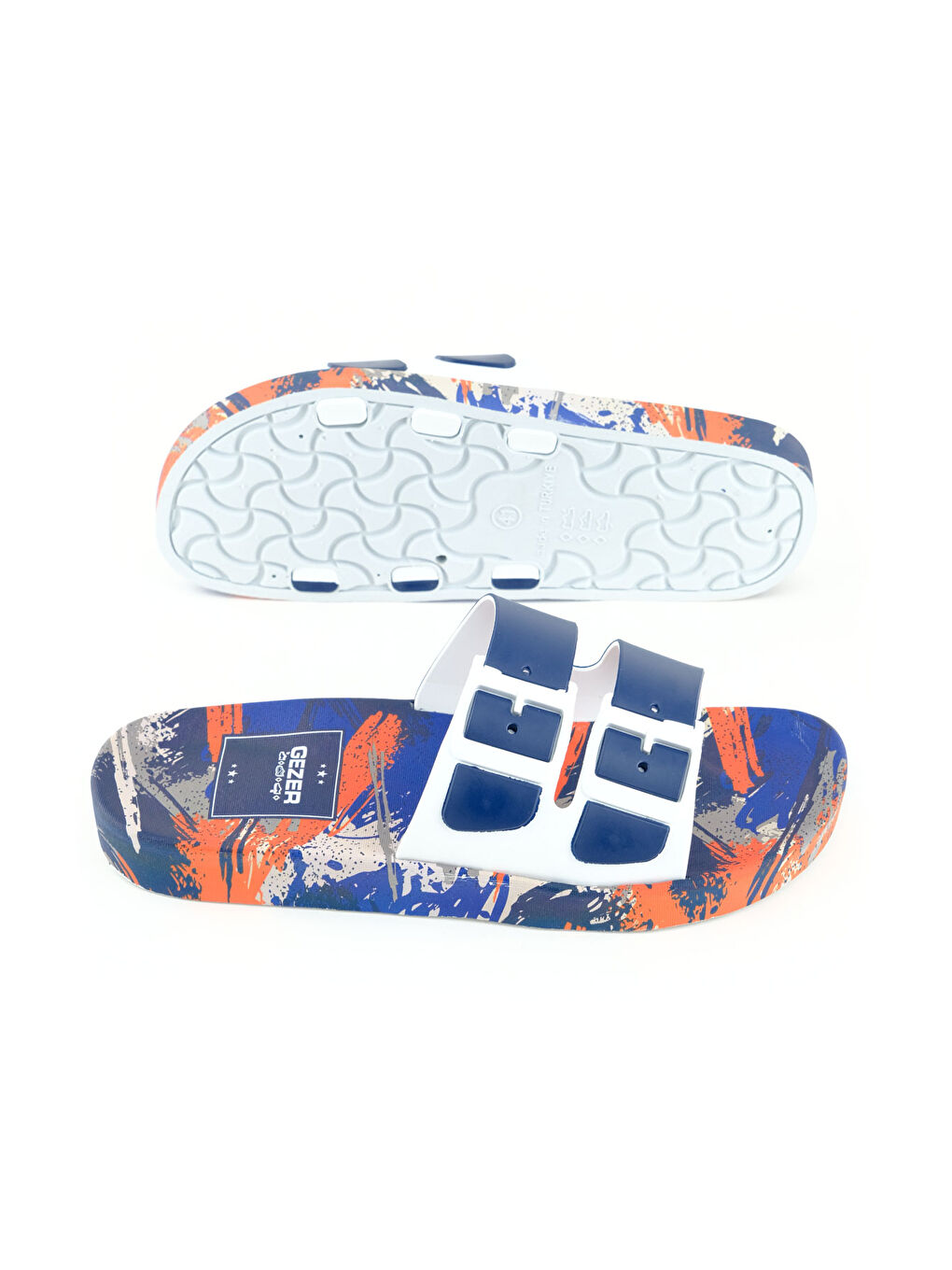 Lacivert Erkek Yazlık Rahat Taban Havuz Plaj Banyo Günlük Terlik-4