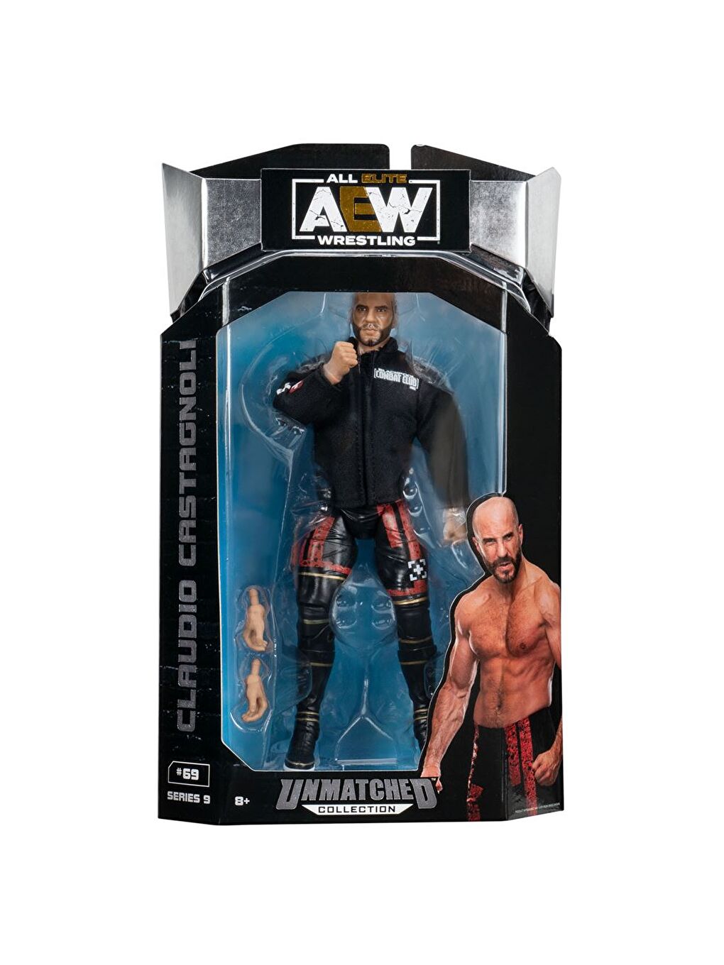 AEW Karakterleri Model Aksiyon Figürler S9 Claudio Castagnoli 69-4