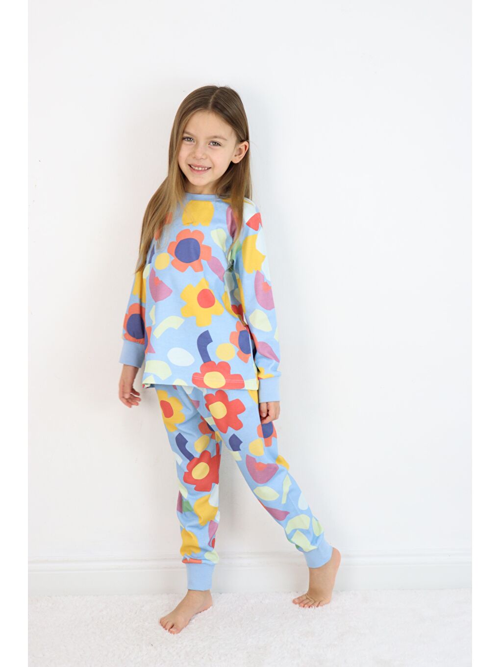 Mavi Kız Pijama Takımı-2