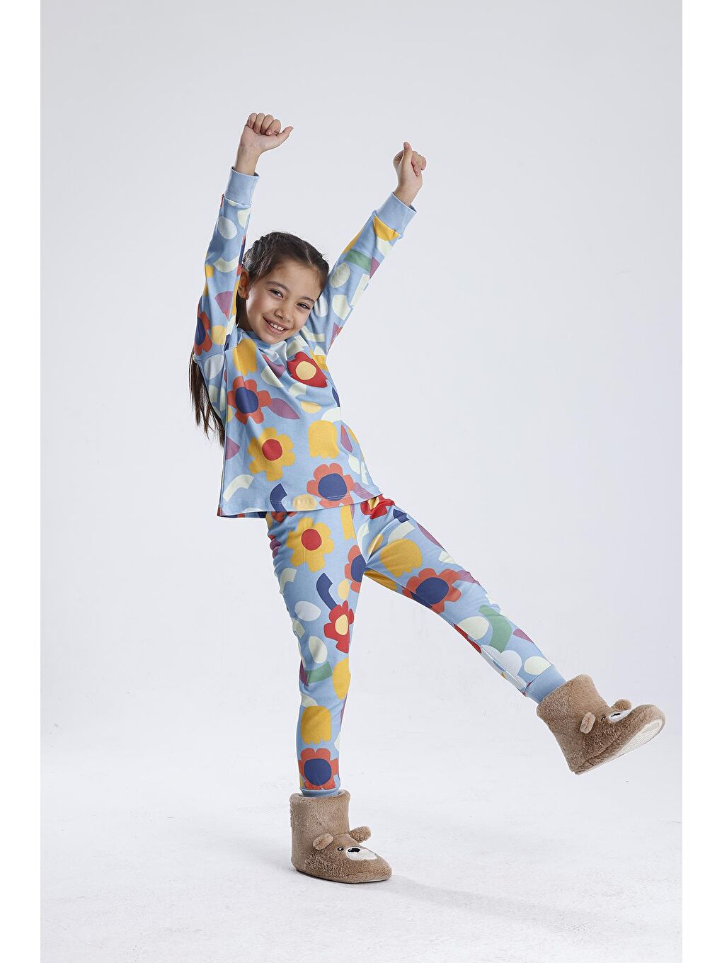 Mavi Kız Pijama Takımı-7