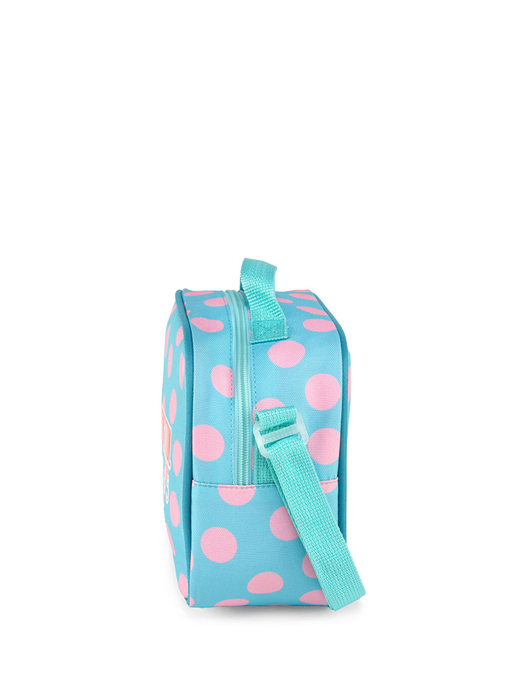 Pembe Puantiyeli Kız Çocuk Beslenme Çantası-3