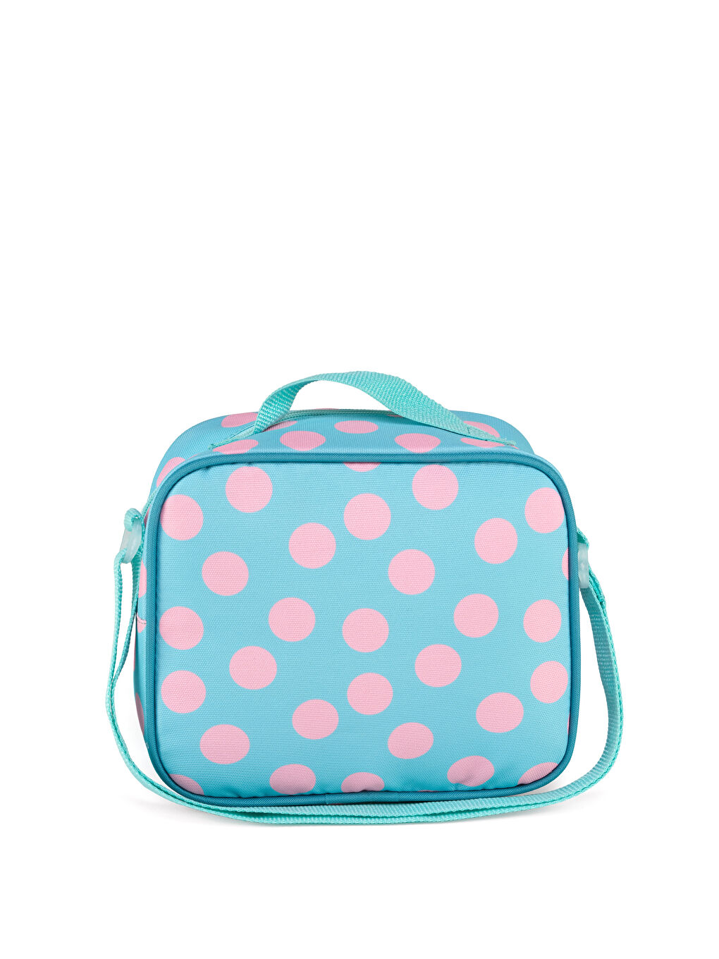 Pembe Puantiyeli Kız Çocuk Beslenme Çantası-4