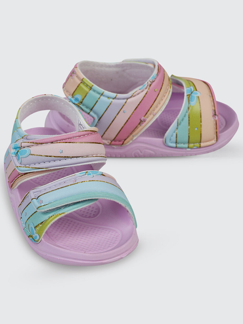 Girls Kız Bebek Sandalet 21-25 Numara Lila-1