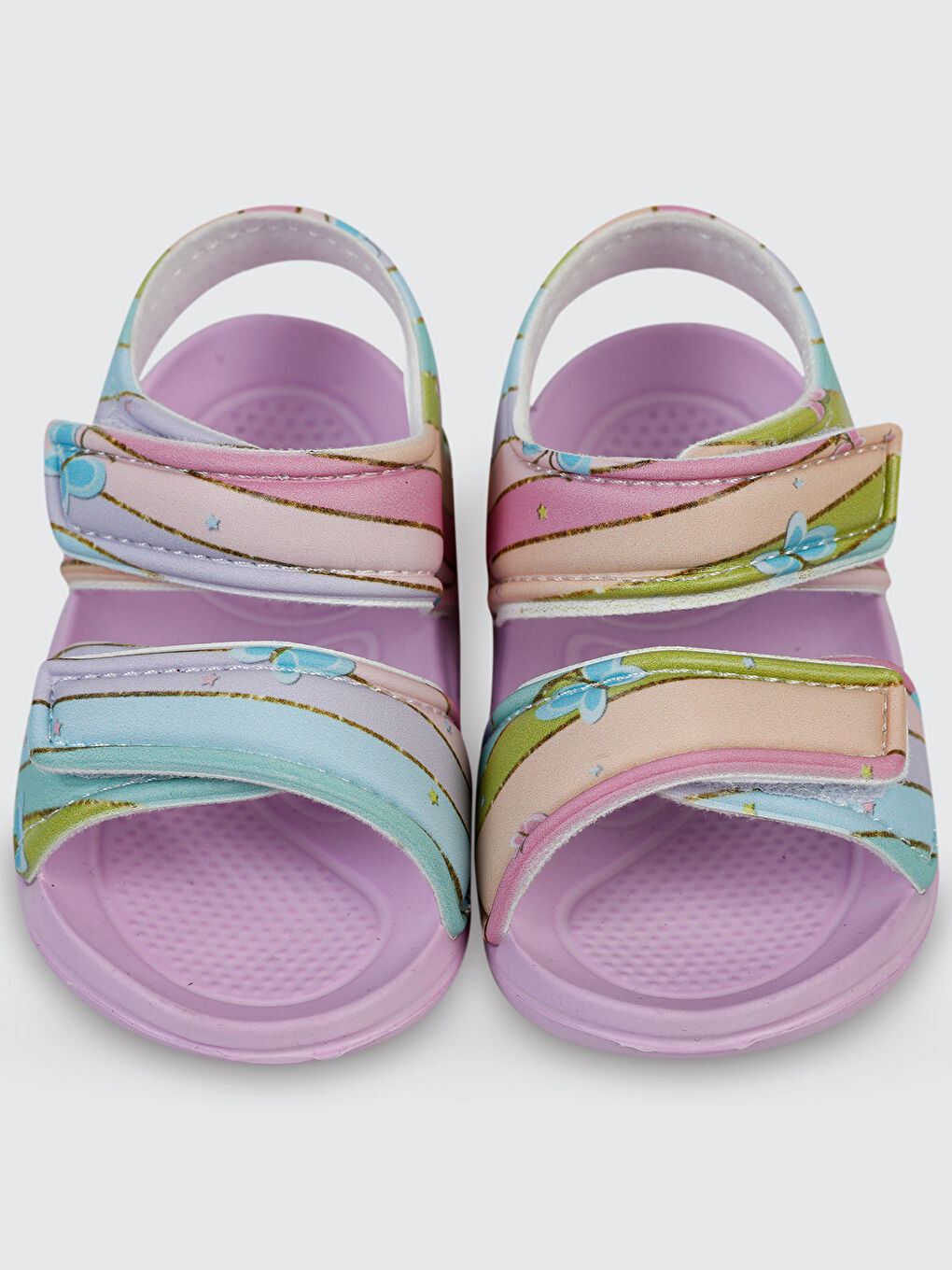 Girls Kız Bebek Sandalet 21-25 Numara Lila-2