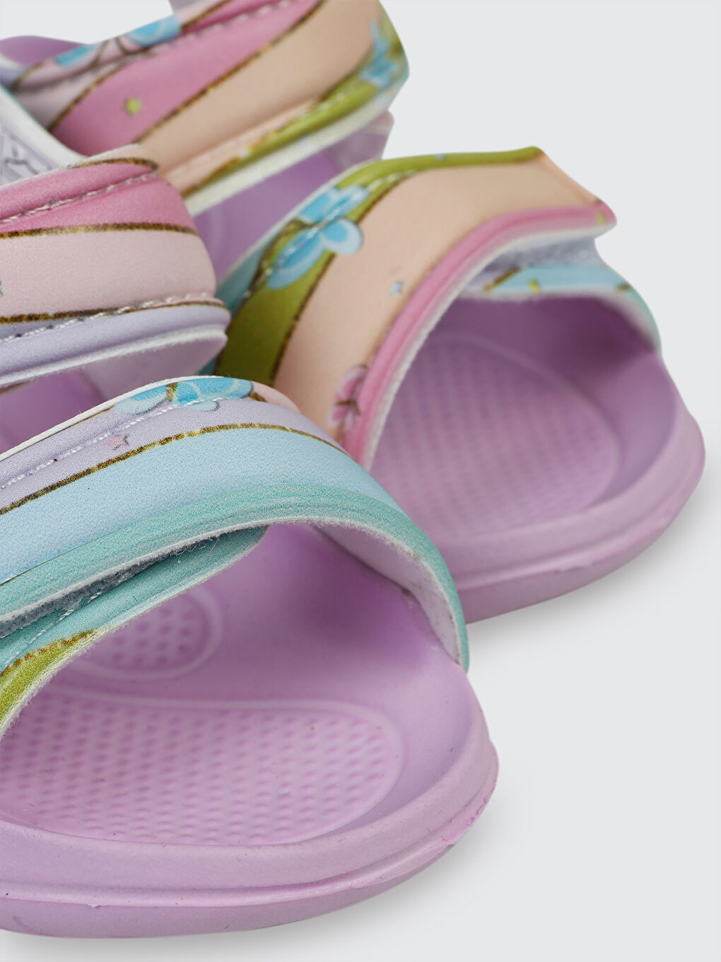 Girls Kız Bebek Sandalet 21-25 Numara Lila-3
