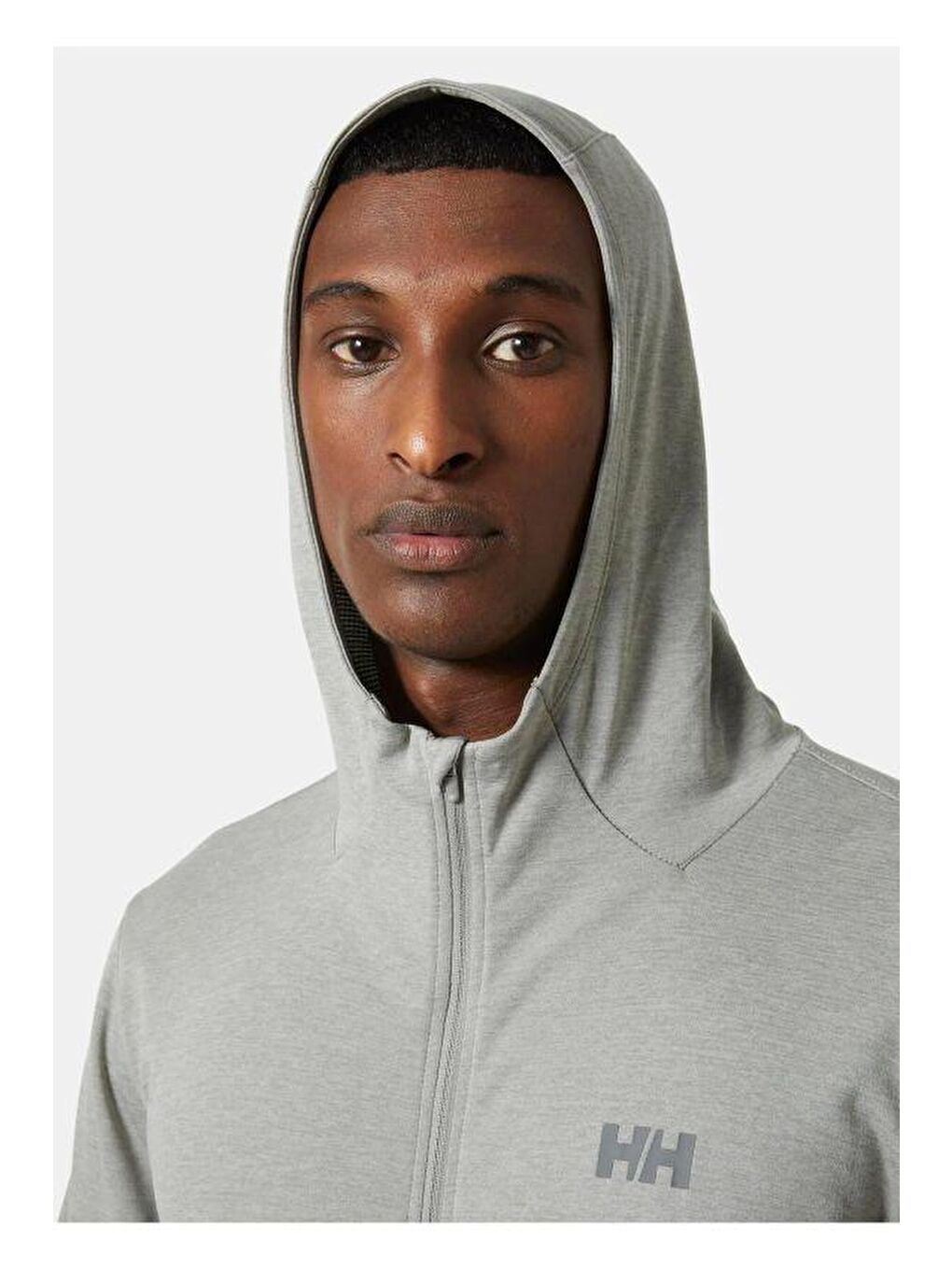 Helly Hansen Siyah Lifa Tech Lite Zip Hoodie Erkek Kapüşonlu Sweatshirt 63267-885 Siyah - 3