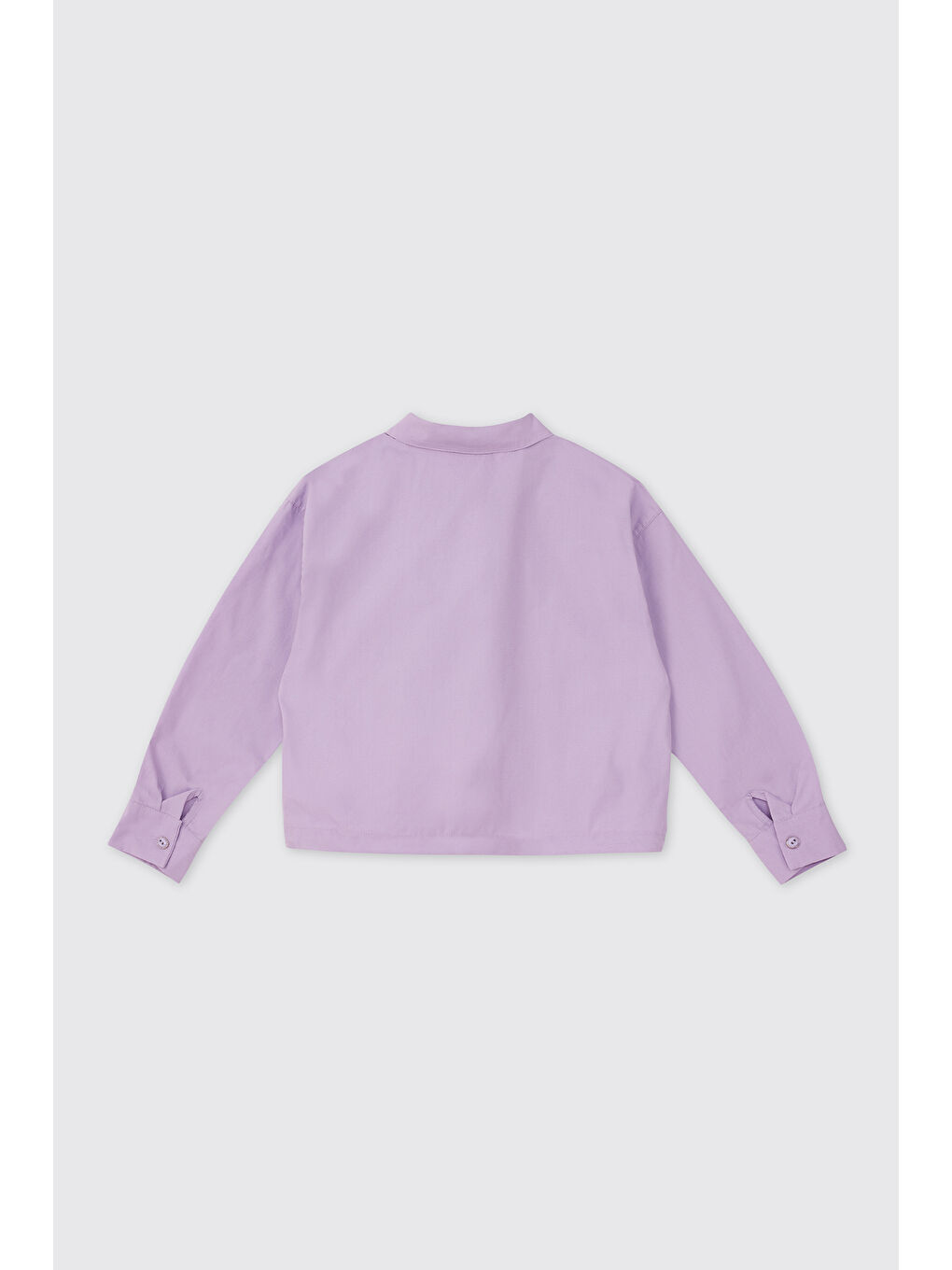 Kız Çocuk Lila Gömlek-1