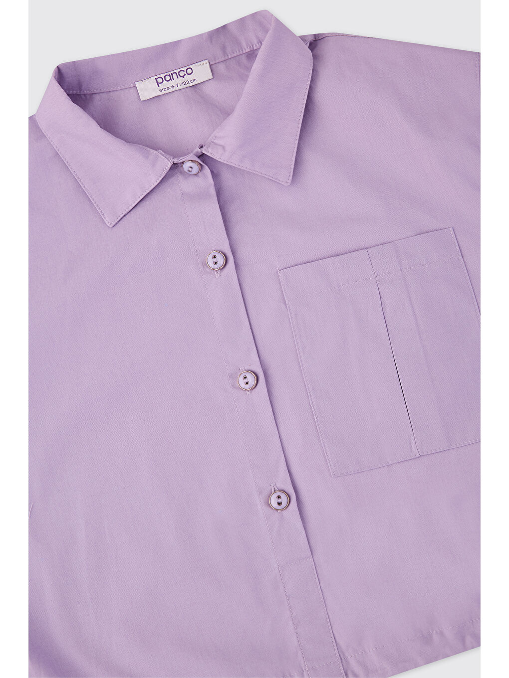 Kız Çocuk Lila Gömlek-2