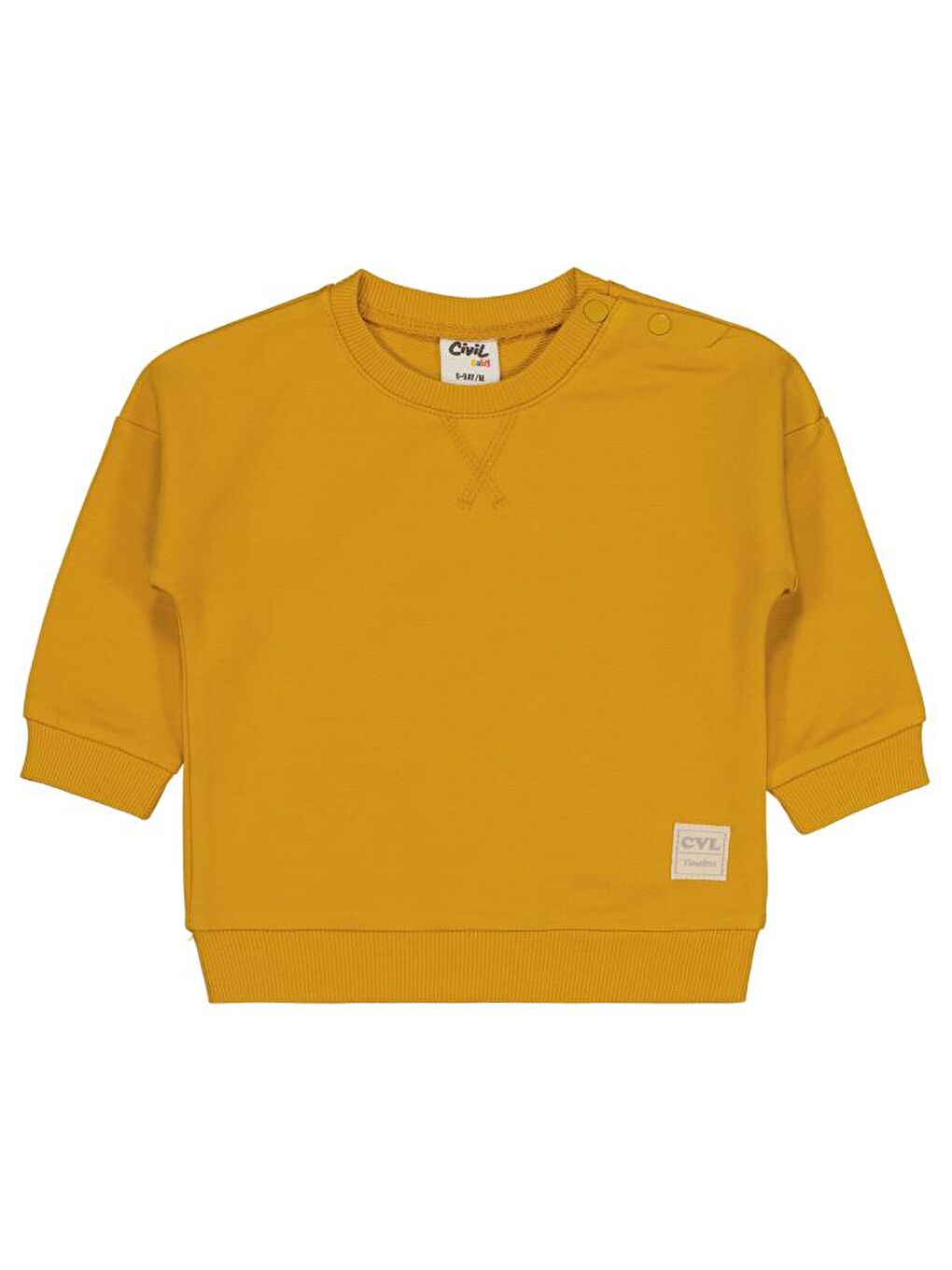 Sarı Baby Basic Timeless 6-18 Ay Sweatshirt