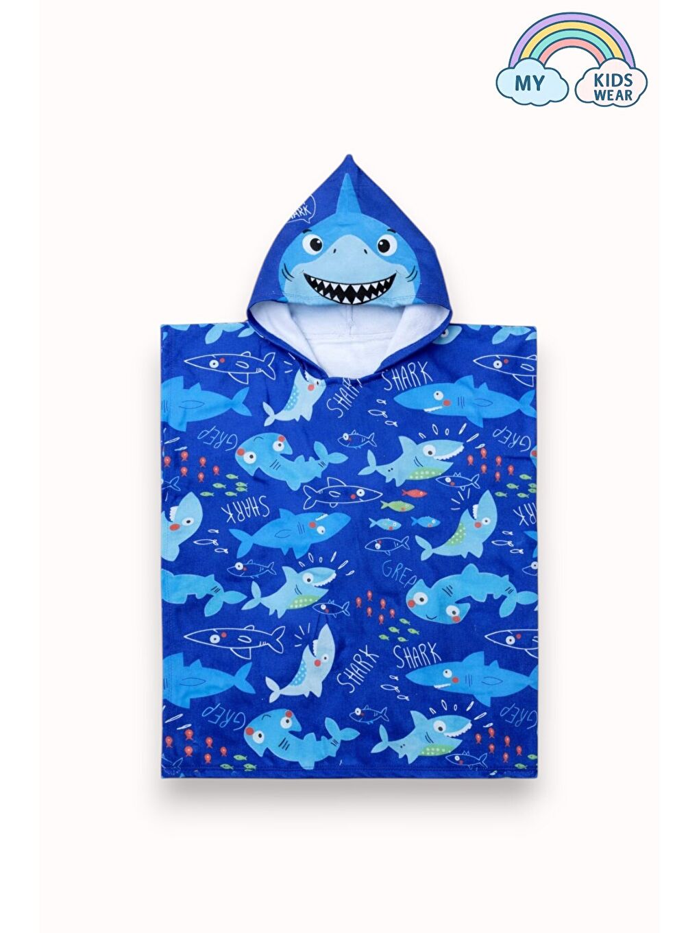 Pembe Erkek Çocuk Deniz Kombini 3’lü Set – Mayo, Havlu ve Bone 12582-1