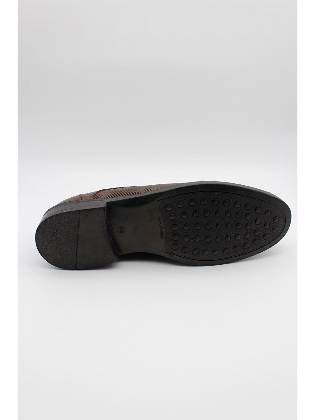 Koyu Kahverengi Hakiki Deri Analin Kauçuk Taban Bağcıklı Klasik Ayakkabı 1033235102-1