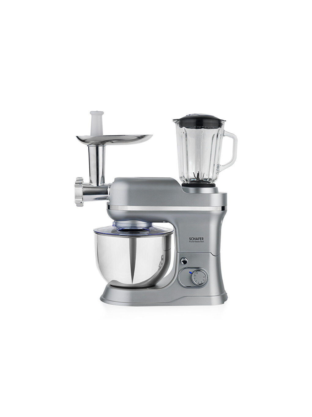 Prochef Master Multi Kıyma Ve Sürahi Blender Aparatlı Stand Mikser 5 L-gümüş-2
