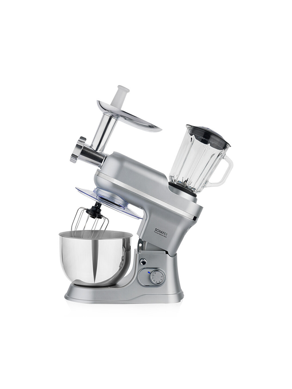 Prochef Master Multi Kıyma Ve Sürahi Blender Aparatlı Stand Mikser 5 L-gümüş-3
