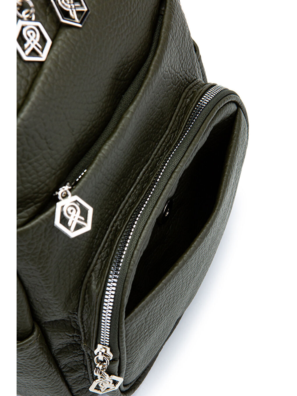 Çok Gözlü Holly Kadın Sırt Çanta Haki-2