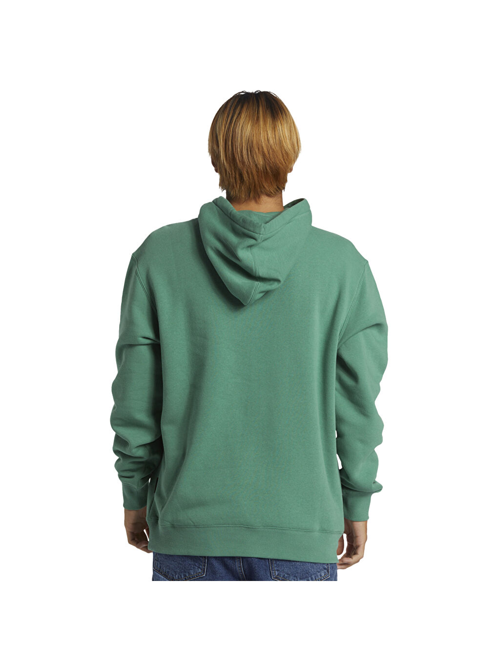 Haki Big Logo Hoodie Erkek Yeşil Kapüşonlu Sweatshirt-4