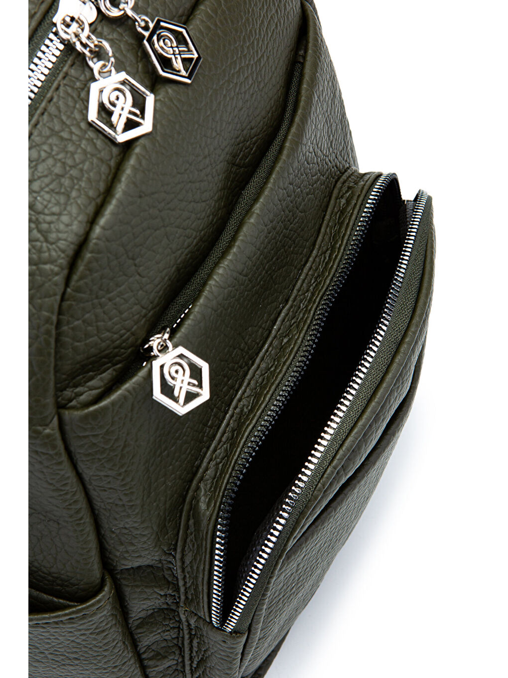 Çok Gözlü Holly Kadın Sırt Çanta Haki-3