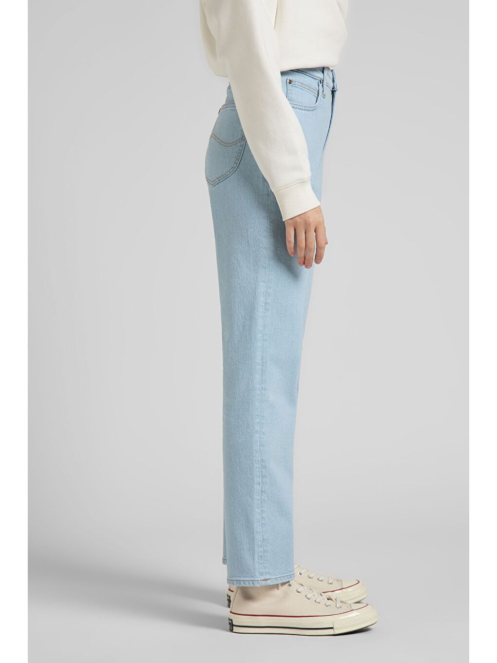 Yeşil Carol Regular Straight Fit Yüksek Bel Esnek Jean Jean Pantolon-2