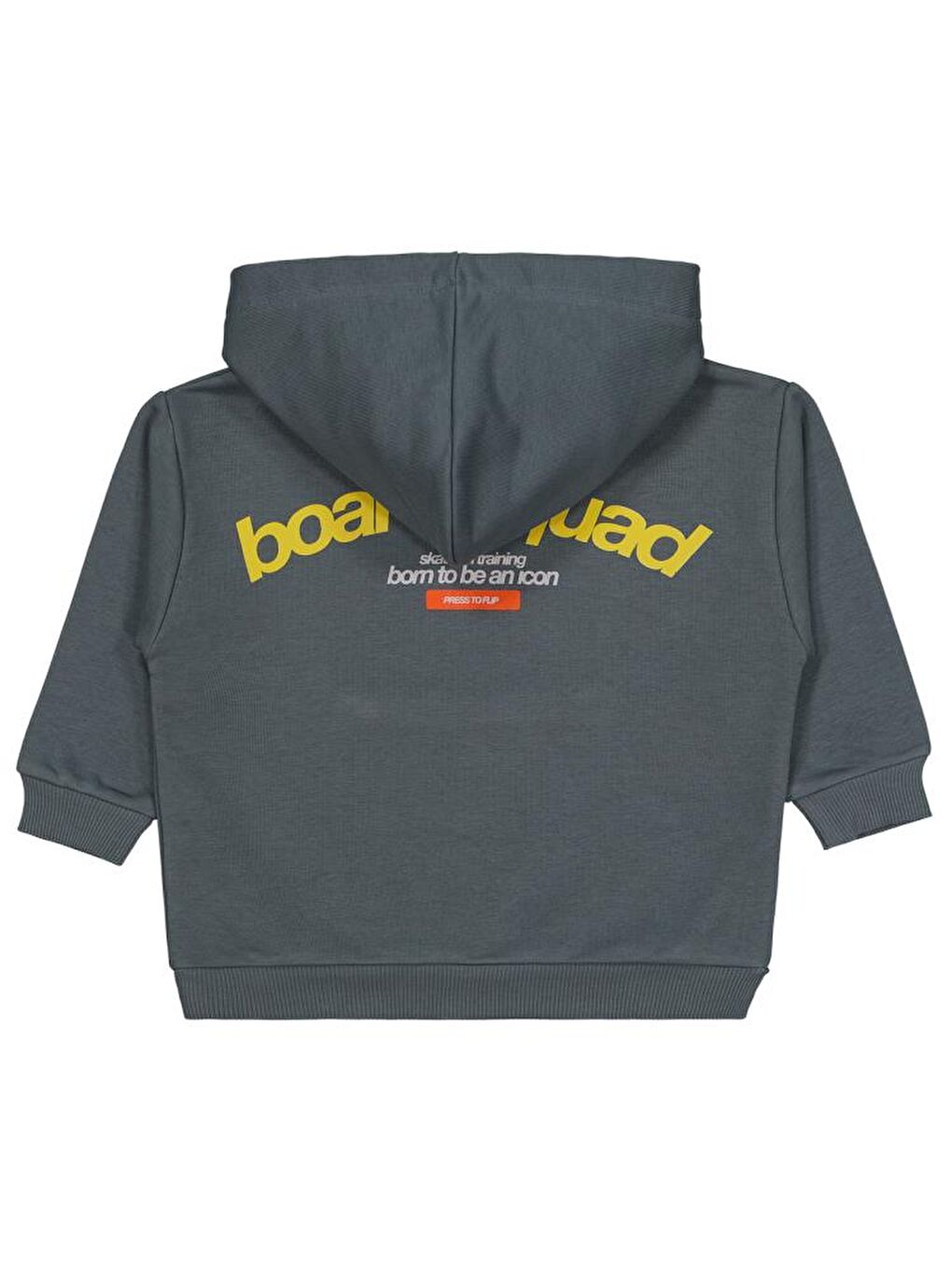 Antrasit Boys Board Squad Baskılı 2-5 Yaş Sweatshirt-2