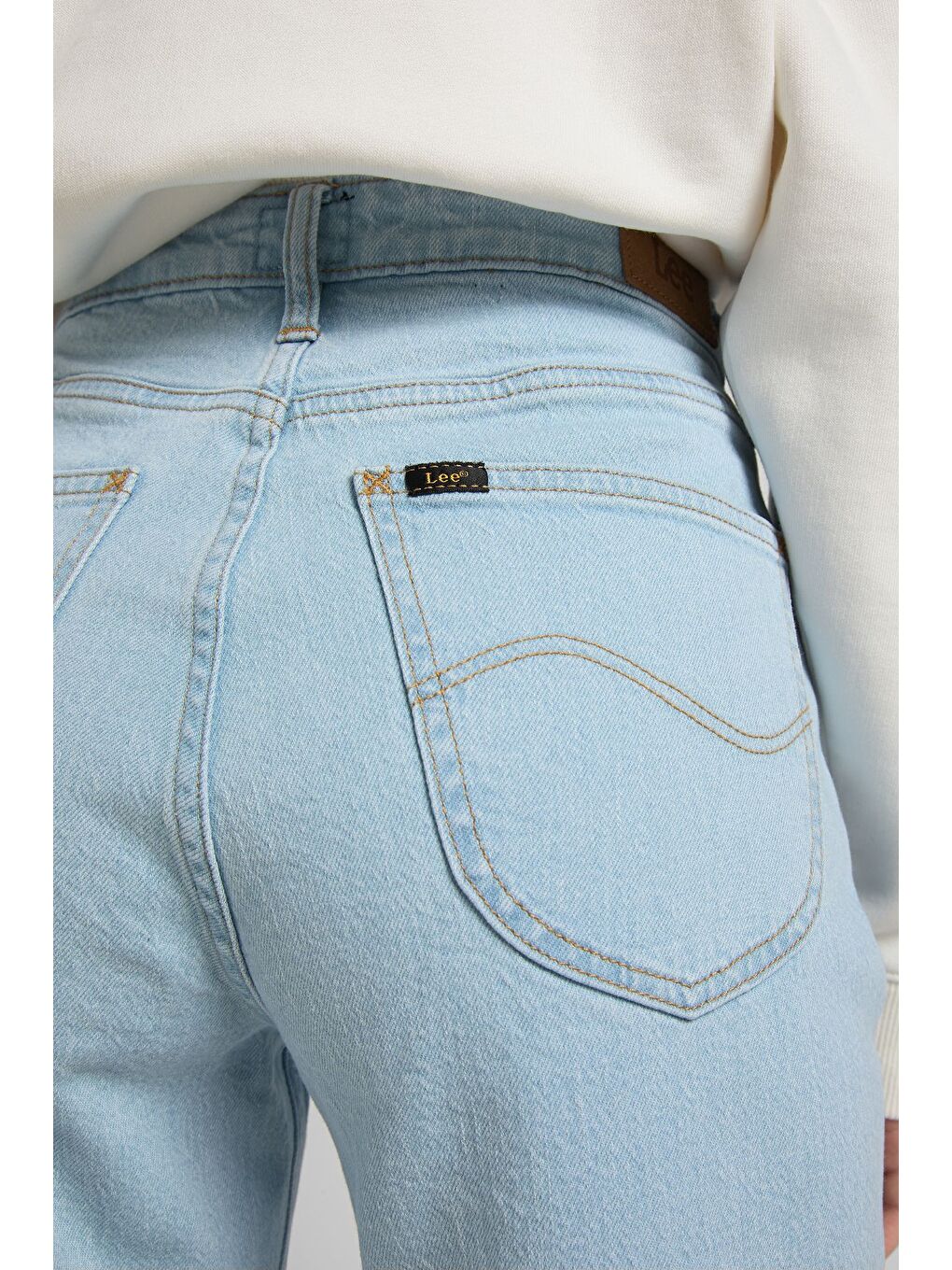 Yeşil Carol Regular Straight Fit Yüksek Bel Esnek Jean Jean Pantolon-4