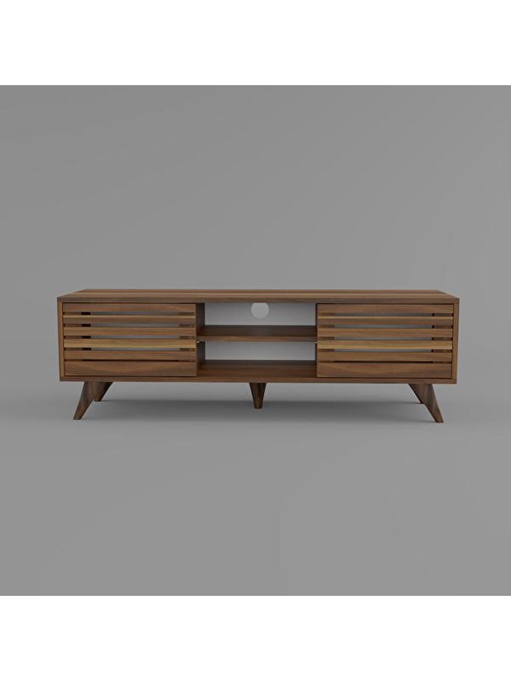 Kahverengi Stil Tv Ünitesi - Ceviz-3