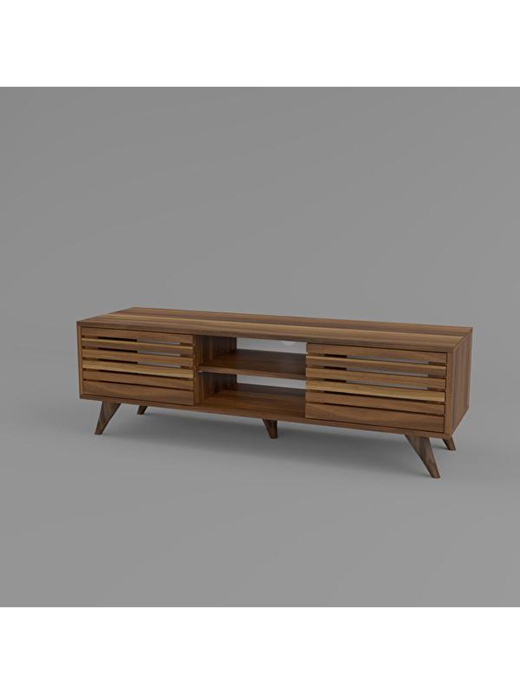 Kahverengi Stil Tv Ünitesi - Ceviz-6