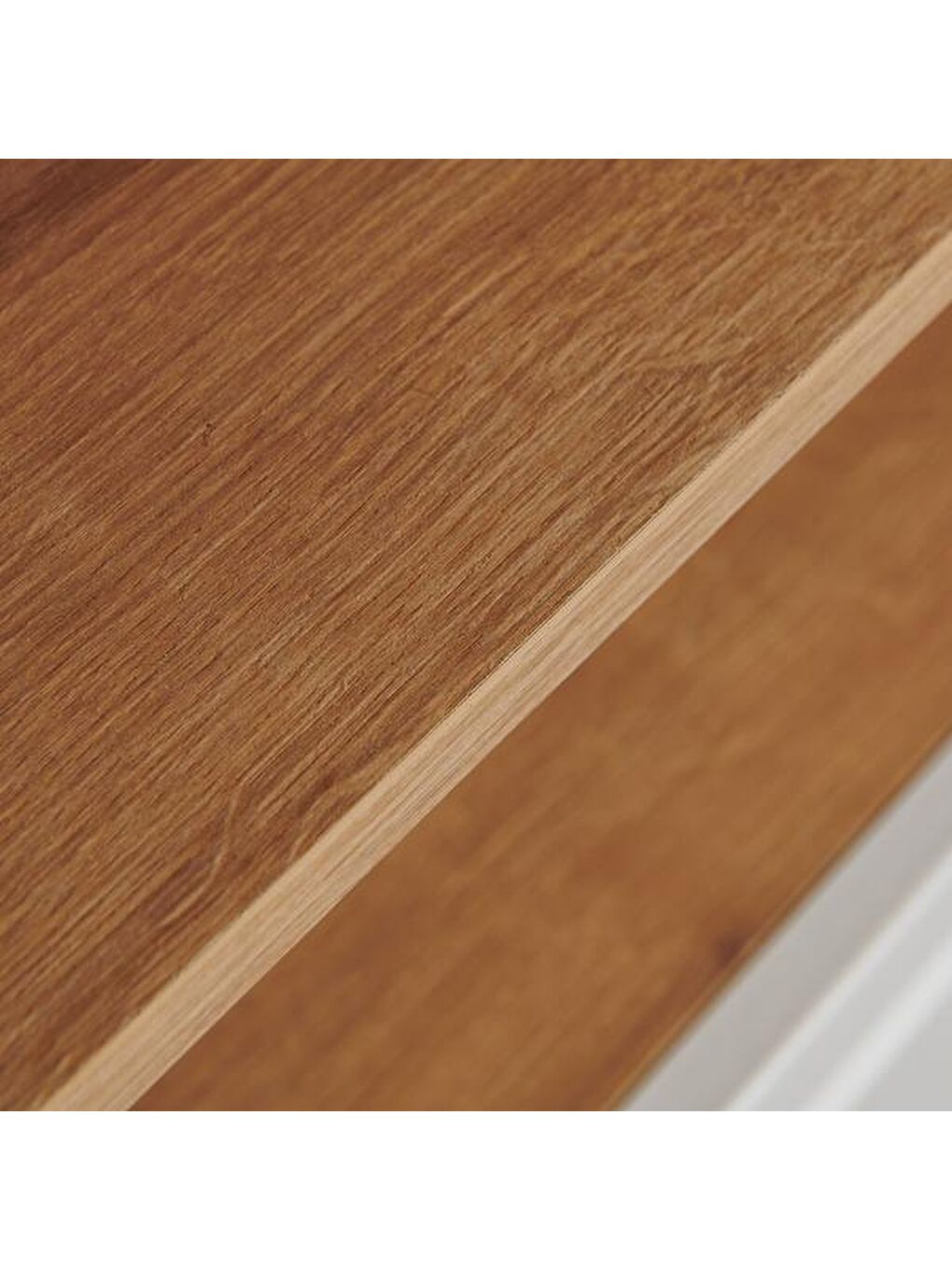 Kahverengi Ares 2 Kapak Raflı Kitaplık - Safir Meşe / Beyaz-1