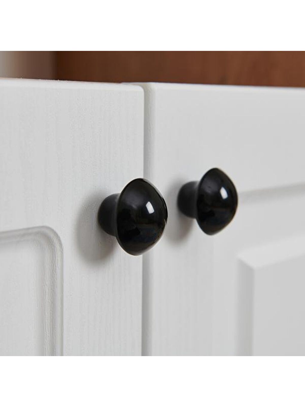 Kahverengi Ares 2 Kapak Raflı Kitaplık - Safir Meşe / Beyaz-5