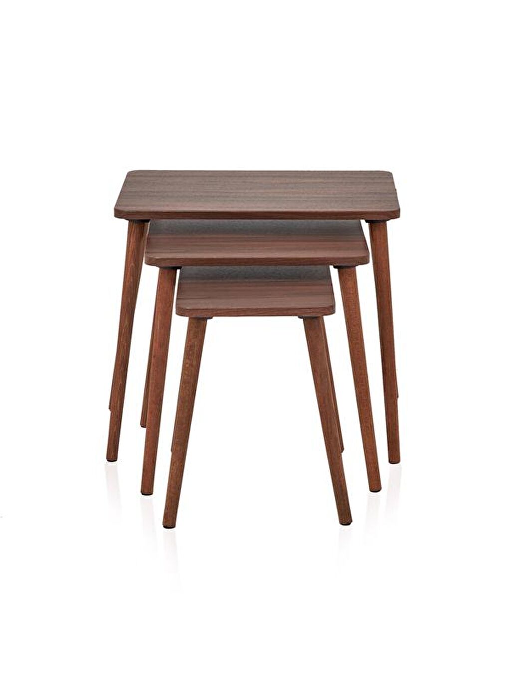 Kahverengi Aristo Zigon Sehpa - Ceviz-3