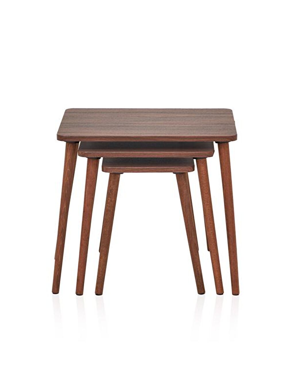 Kahverengi Aristo Zigon Sehpa - Ceviz-5