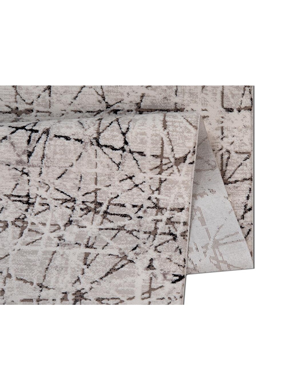 Serra Lineal Gri Dikdörtgen Halı 160x230cm-1