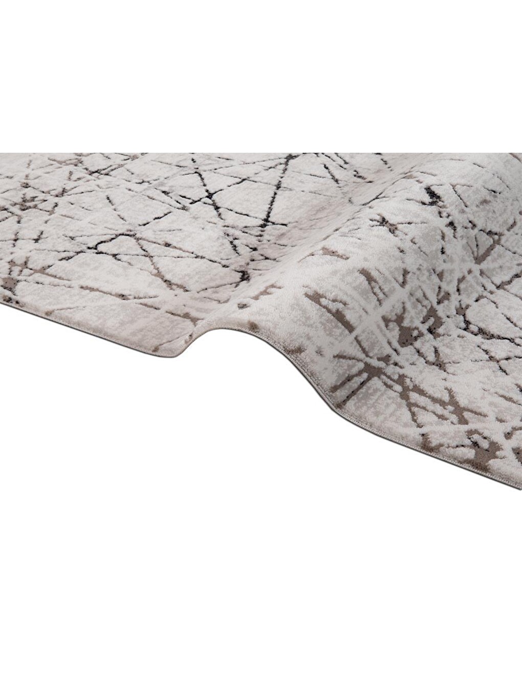 Serra Lineal Gri Dikdörtgen Halı 160x230cm-2