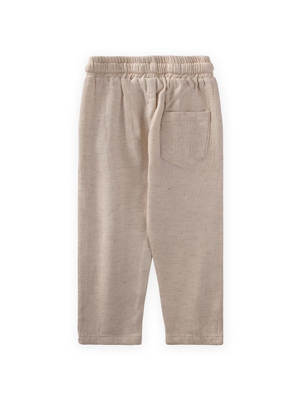 Bej Keten Pantolon 1-10 Yaş Naturel-2