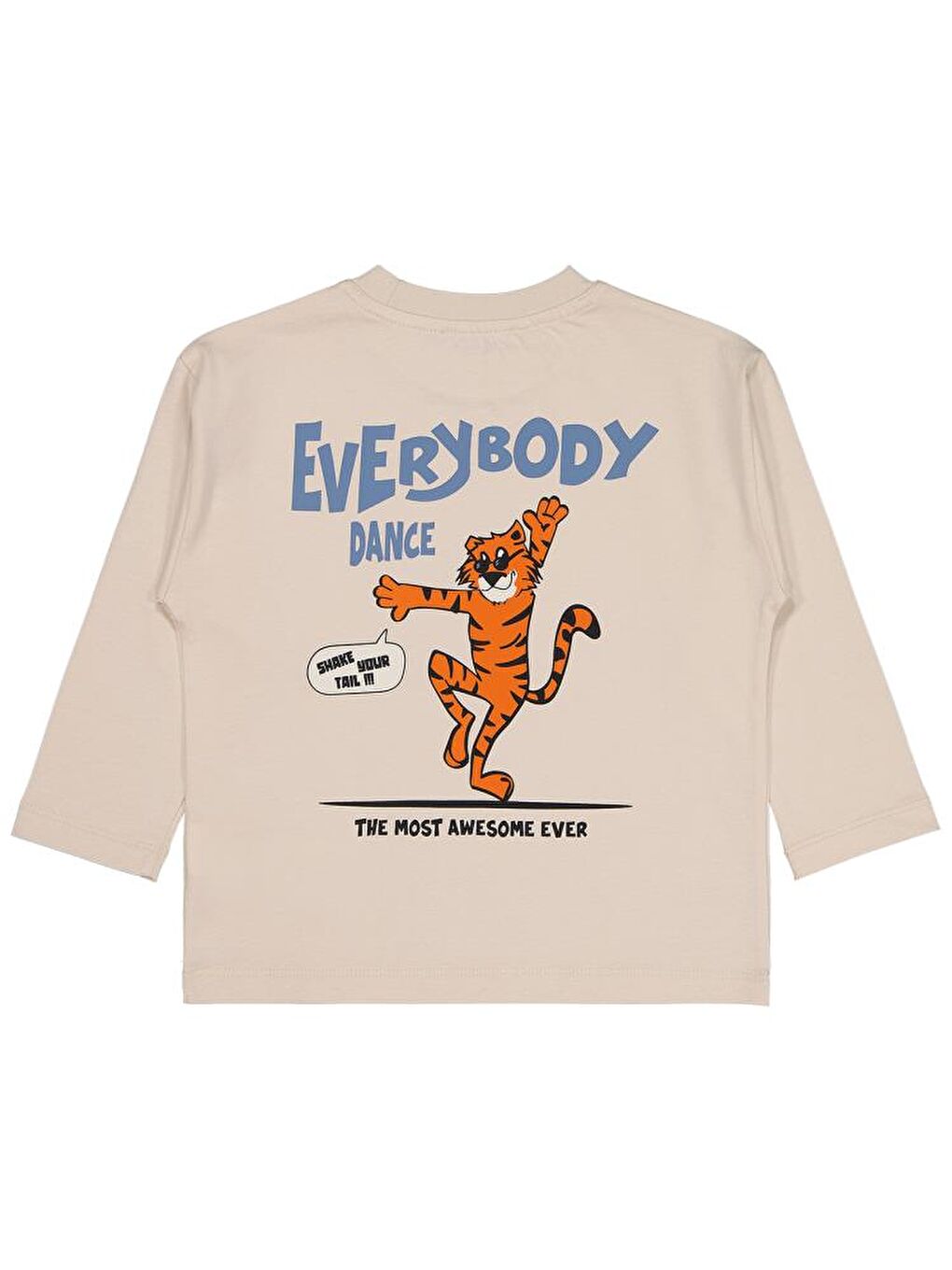 Bej Boys Everybody Dance Baskılı 2-5 Yaş Sweatshirt-1