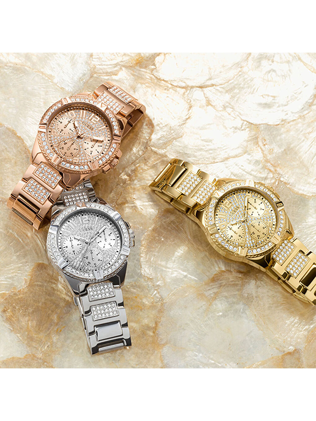 Gri GUW1156L1 Kadın Kol Saati-5