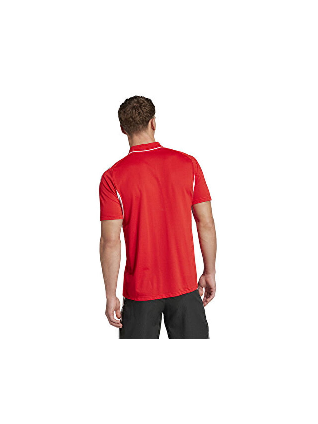 Tiro25c Erkek Futbol Polo Yaka Tişört Jy1802 Kırmızı-1