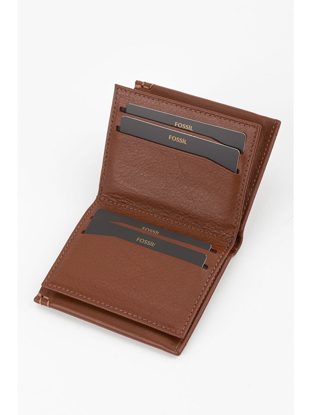 Kahverengi Kutulu Hakiki Deri Taba Dikey Erkek El Portföyü Cüzdan-3