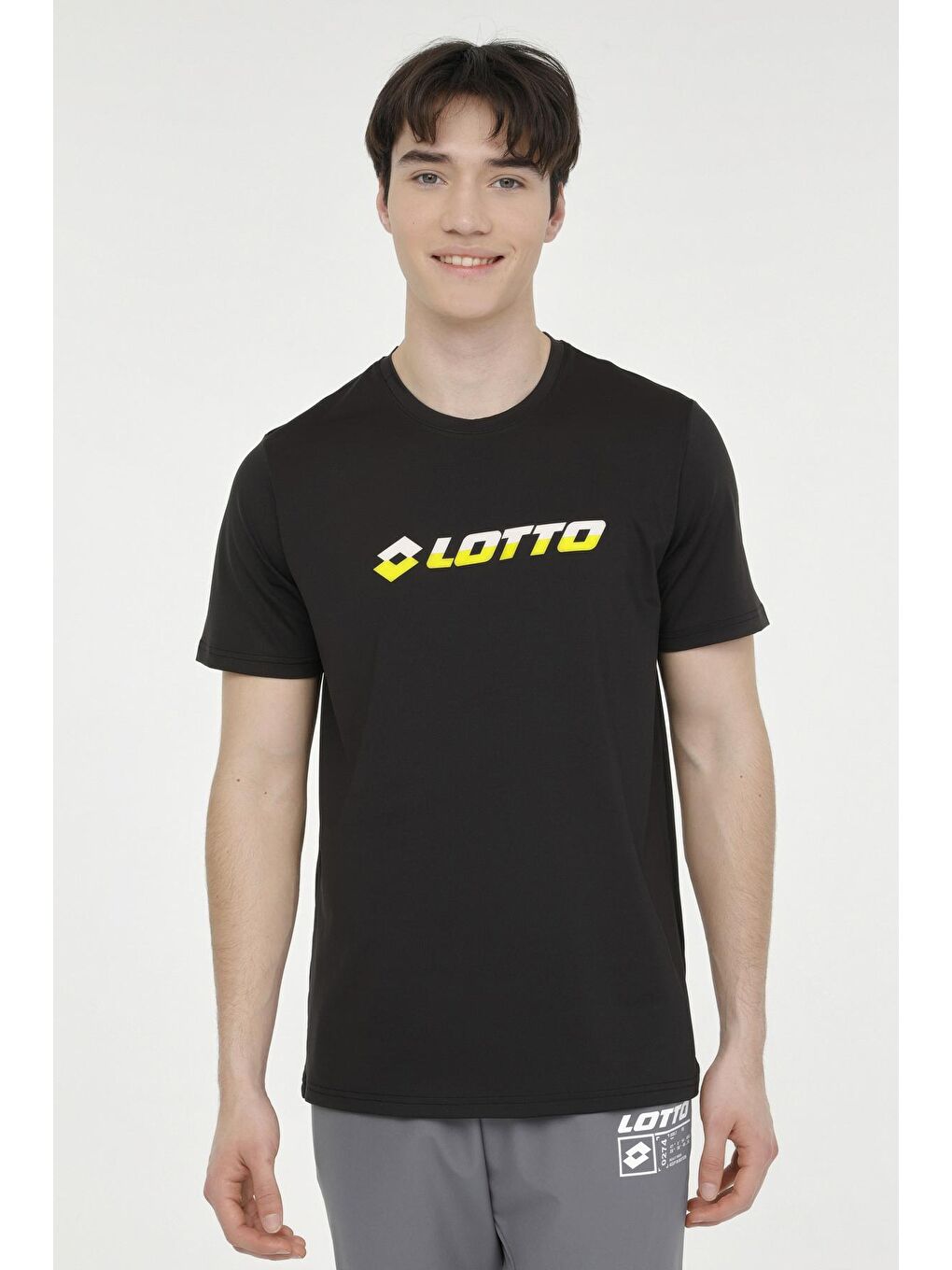 LOTTO Siyah M-RIVAS T-SH  4FX Siyah Erkek Kısa Kol T-Shirt