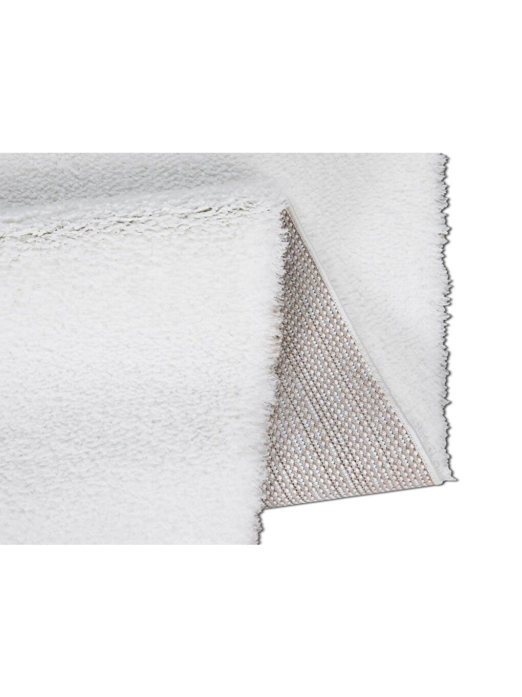 Soft Plain Optik Beyaz Dikdörtgen Halı 150x230cm-1