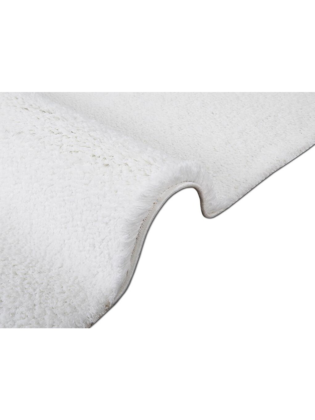 Soft Plain Optik Beyaz Dikdörtgen Halı 150x230cm-2