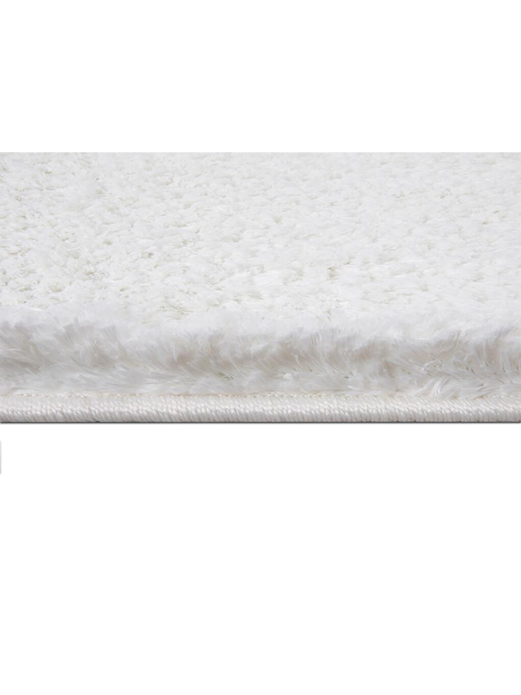 Soft Plain Optik Beyaz Dikdörtgen Halı 150x230cm-3
