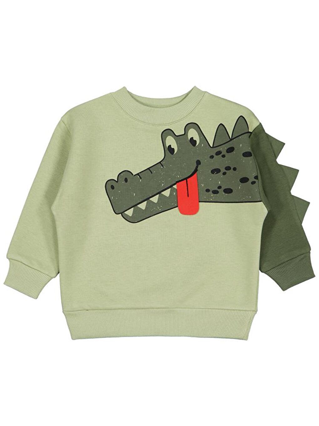 Haki Boys Sooo Hungry Baskılı 2-5 Yaş Sweatshirt