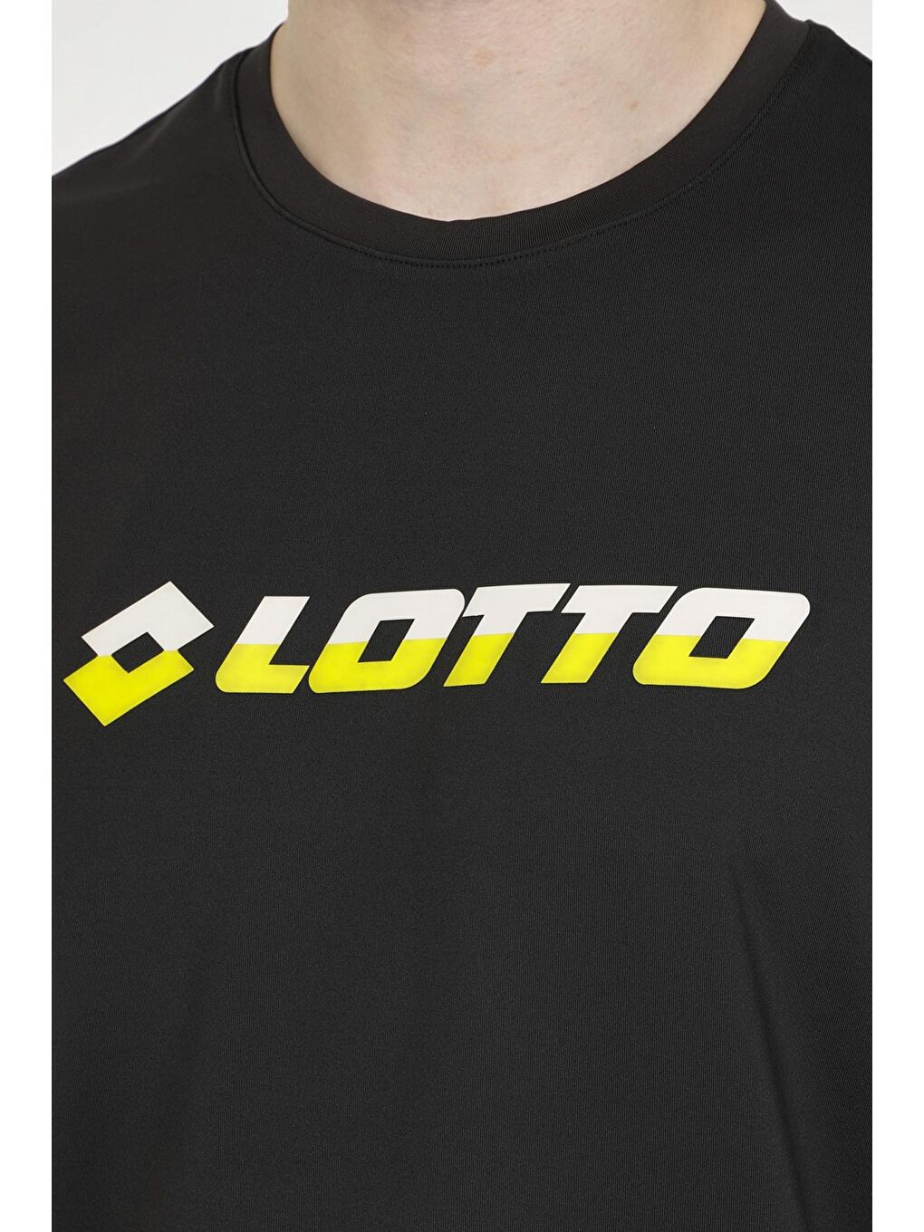 LOTTO Siyah M-RIVAS T-SH  4FX Siyah Erkek Kısa Kol T-Shirt - 3