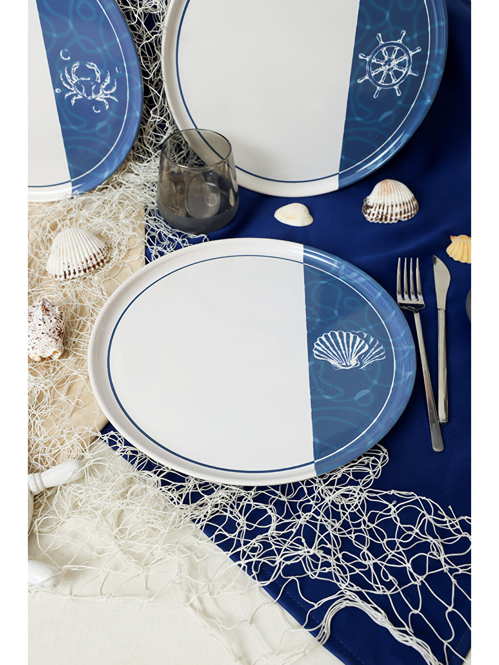 Karışık Bodrum Serisi Nordıc Servis Tabağı 28 Cm 6 Adet-4