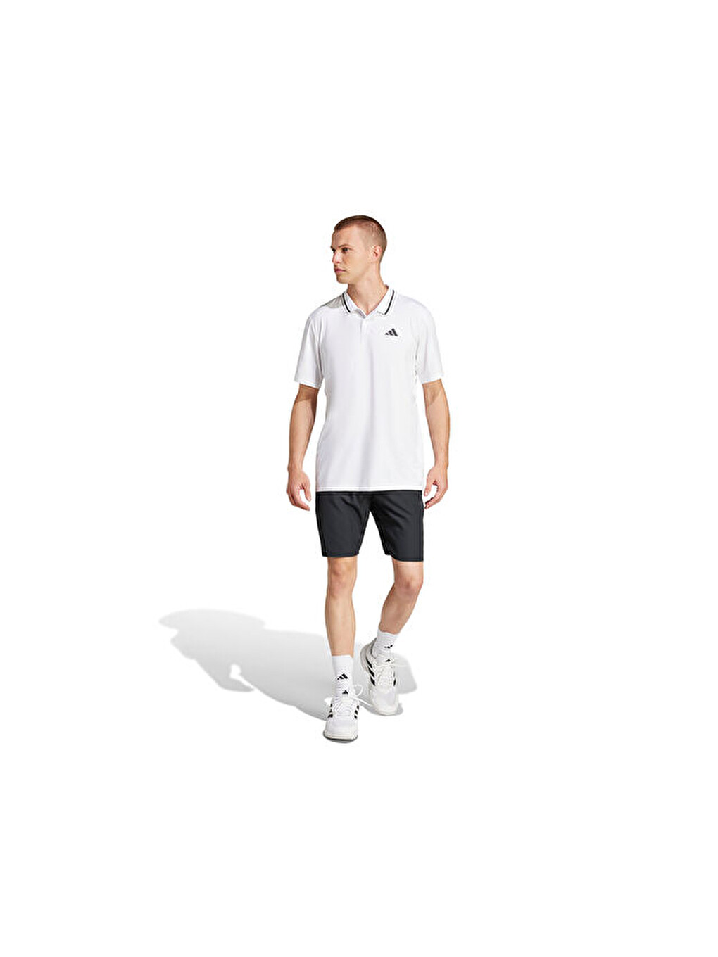 Club Pique Polo Erkek Tenis Polo Tişört Jd8644 Beyaz-3