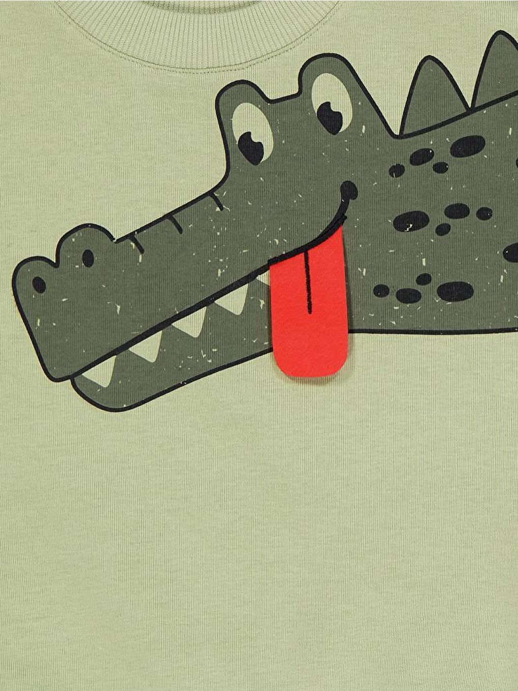 Haki Boys Sooo Hungry Baskılı 2-5 Yaş Sweatshirt-2