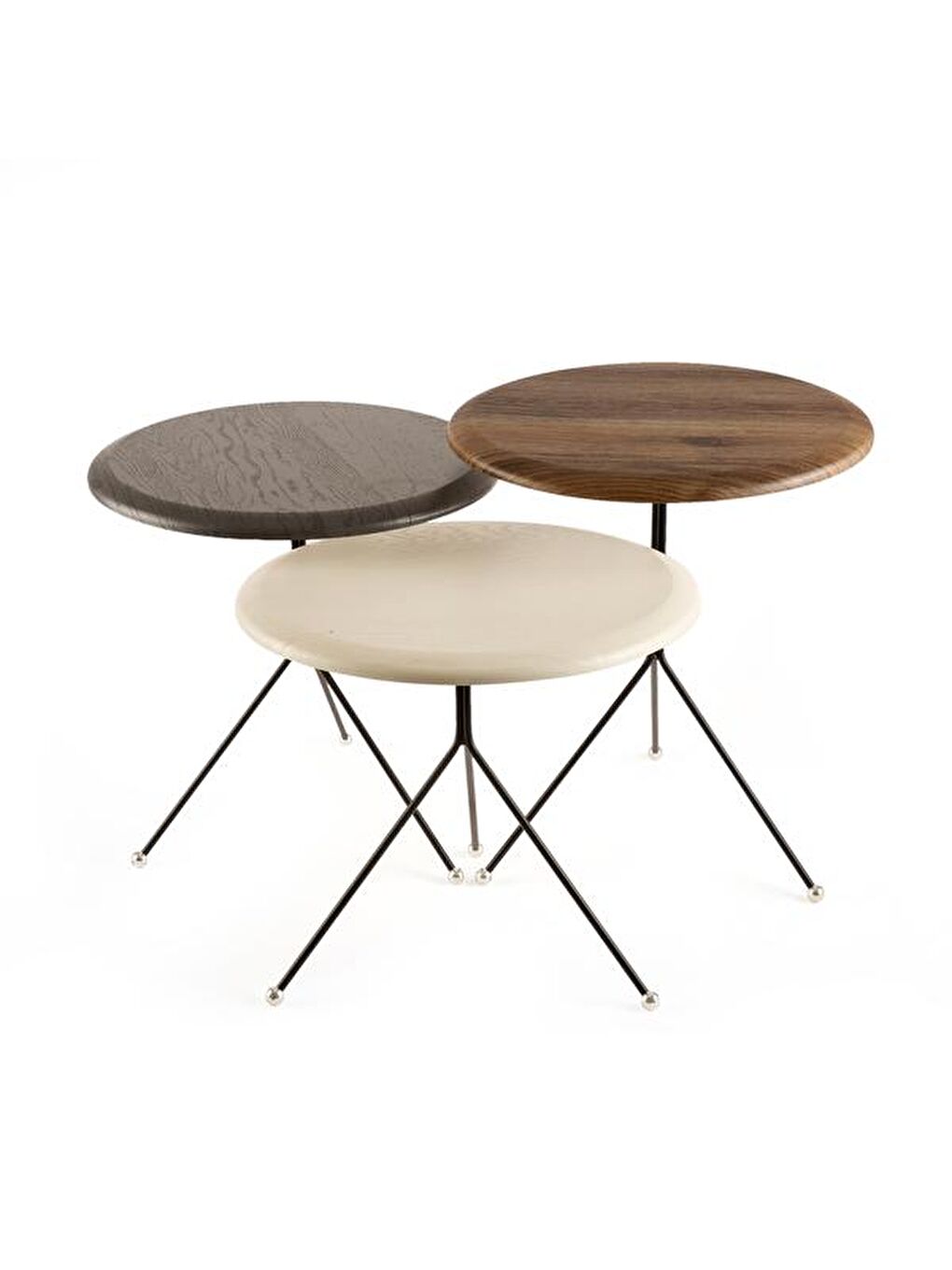 Trio Zigon Sehpa - Kahverengi - 41 cm-6